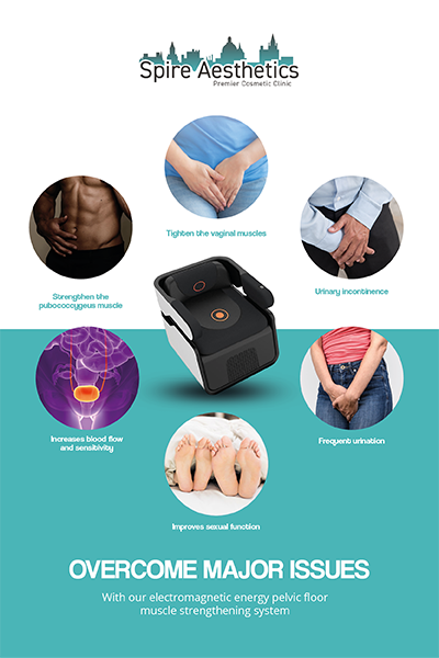 Image of EMS chair to treat Urine leakage Walton on the Hill from Spire Aesthetics
